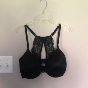 Black Front Clasp Bra